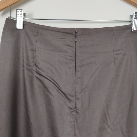 Women's Maxi Skirt in Brown Size EU 38 Lace Coquette Feminine Formal Office - Picture 5 of 13